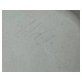 Set of 6 Artisan Holste Pottery Dishes with Floral Designs