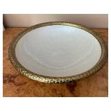 Judith Knight Florentine 15" Round Gold Snow Bowl