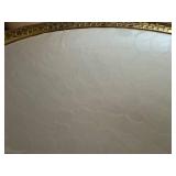 Judith Knight Florentine 15" Round Gold Snow Bowl