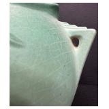 Roseville Pottery Bleeding Heart Green Jardiniere 651-6" - Circa 1940