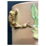 Roseville Pottery Apple Blossom Pink Vase - 387-9"