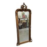 Elegant Grand Decorative Mirror with Ornate Design
