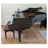 Henry F. Miller Mahogany Parlor Grand Piano
