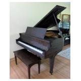 Henry F. Miller Mahogany Parlor Grand Piano