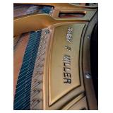 Henry F. Miller Mahogany Parlor Grand Piano