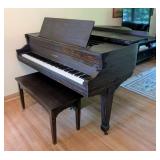 Henry F. Miller Mahogany Parlor Grand Piano