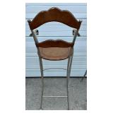 Leather and Metal Bar Stools - Lot of Three