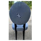 Vintage Classics by Swaim Blue Upholstered Dining Room Chairs - Set of Eight