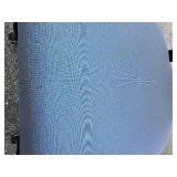 Vintage Classics by Swaim Blue Upholstered Dining Room Chairs - Set of Eight