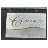 Vintage Classics by Swaim Blue Upholstered Dining Room Chairs - Set of Eight