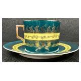 Collection of 5 Vintage Demitasse and Teacups with Saucers