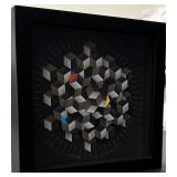 Clever Clocks Hexagon Multi-Color 3D Clock - Signed, Numbered and Dated (2014)