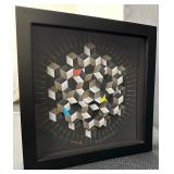 Clever Clocks Hexagon Multi-Color 3D Clock - Signed, Numbered and Dated (2014)