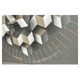 Clever Clocks Hexagon Multi-Color 3D Clock - Signed, Numbered and Dated (2014)