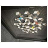 Clever Clocks Hexagon Multi-Color 3D Clock - Signed, Numbered and Dated (2014)