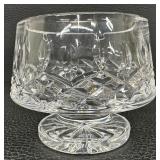 Waterford Crystal Glandore Biscuit Barrel and Lismore Footed Open Sugar Bowl