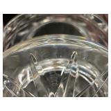 Waterford Crystal Glandore Biscuit Barrel and Lismore Footed Open Sugar Bowl