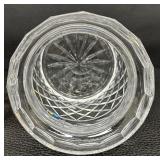 Waterford Crystal Glandore Biscuit Barrel and Lismore Footed Open Sugar Bowl