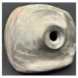 Handcrafted Art Pottery Vase with Unique Form and Textured Finish