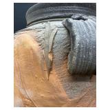 Handcrafted Studio Pottery Lidded Jar with Handles