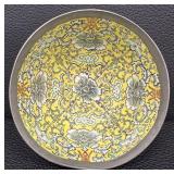 Beautiful Japanese Porcelain-Ware and Pewter Bowl - Decorated in Hong Kong