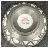 Beautiful Japanese Porcelain-Ware and Pewter Bowl - Decorated in Hong Kong