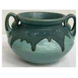 Beautiful Roseville Pottery Carnelian I Blue/Green Glaze Drip Vase