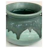 Beautiful Roseville Pottery Carnelian I Blue/Green Glaze Drip Vase