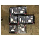 Lot of  Juno Contractor Select WF6 SWW5 6 in. Selectable CCT Ultra Slim Canless Integrated LED Black Recessed Light   Customer Returns See Pictures