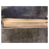 Hampton Bay 12 in. W x 42 in. H Wall Cabinet Flush End Panel in Unfinished for CLICKREADY Technology (5 Pack) Customer Returns See Pictures