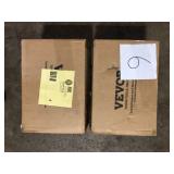 Lot of  VEVOR 50 ft. Construction String Lights 75W 7500LM 5PCs String Work Light 5000-5500K with Hanging Hooks for Construction Site Customer Returns See Pictures