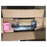 LNC Modern Farmhouse Chandelier 32 in. W Black Rectangular Dining Room Chandelier, 5-Light Kitchen Island Wood Pendant Light  Customer Returns See Pictures