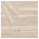 Pallet of Jeedeson 36 Pieces 12 MIL x 6" x 36" Water Resistant Peel and Stick Vinyl Tile Flooring for Kitchen, Light Wood (54 sq. ft./box)  Customer Returns See Pictures