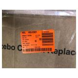 Kimunuk 10 ft. x 10 ft. Universal Outdoor Privacy Curtains, Gazebo Replacement with Zipper Black (4-Side Curtain Only) open box Customer Returns See Pictures