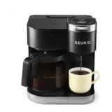 Keurig K-Duo Single Serve K-Cup Pod & Carafe Coffee Maker, with Multiple Brew Sizes, 60oz Removable Reservoir, Programmable Auto Brew Carafe, (Gen 1), Black  Customer Returns See Pictures