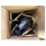 KICHLER Madison 22.75 in. 1-Light Black Outdoor Hardwired Wall Lantern Sconce with No Bulbs Included (1-Pack)  Customer Returns See Pictures