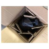 KICHLER Madison 22.75 in. 1-Light Black Outdoor Hardwired Wall Lantern Sconce with No Bulbs Included (1-Pack)  Customer Returns See Pictures