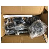 LWYTJO 6-Light Black Rustic Traditional Linear Chandelier for Bedroom with No Bulbs Included   Customer Returns See Pictures