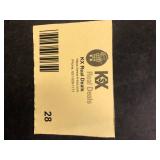 Lot of Globe Electric 8 in. 1-Light Matte Black Flush Mount Ceiling Light with Clear Glass Shade Customer Returns See Pictures