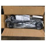 YANSUN 3-Light Black Industrial Modern Linear Kitchen Island Pendant with Clear Glass Shades for Dining Table Customer Returns See Pictures