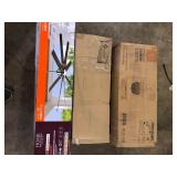 Lot of Assorted Lighting Ceiling Fan Missing Parts Various Models and Conditions  Customer Returns See Pictures