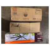 Lot of Assorted Lighting Ceiling Fan Missing Parts Various Models and Conditions  Customer Returns See Pictures