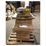 Pallet of Mixed Assorted Wood Shelves  Various Models and Conditions Customer Returns See Pictures