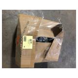 Lise 2-Light Black/White Pendant with Fabric Shade by Light Society   Customer Returns See Pictures