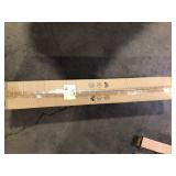 Deyidn Modern 47.24 in. Black LED Wall Sconce Set of Two with Memory Function, Dimmable and 350° Rotate  Customer Returns See Pictures