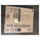 Hampton Bay 36 in. W x 24 in. D x 34.5 in. H Ready to Assemble Base Kitchen Cabinet in Unfinished with CLICKREADY Technology   Customer Returns See Pictures