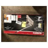 ROBERTS 13 in. Multi-Floor Cutter with 0 to 45 Degree Miter Guide and 28-1/2 in. Handle  Customer Returns See Pictures