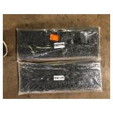 Lot of Ottomanson Outdoor Collection Rubberback Black Iron Cutout 10 in. x 30 in. ., Stair Tread Covers (Set of 5)   Customer Returns See Pictures