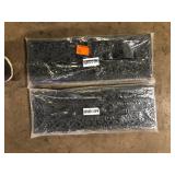 Lot of Ottomanson Outdoor Collection Rubberback Black Iron Cutout 10 in. x 30 in. ., Stair Tread Covers (Set of 5)   Customer Returns See Pictures