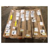 Pallet of Jeedeson 36 Pieces 12 MIL x 6" x 36" Water Resistant Peel and Stick Vinyl Tile Flooring for Kitchen, Light Wood (54 sq. ft./box)  Customer Returns See Pictures